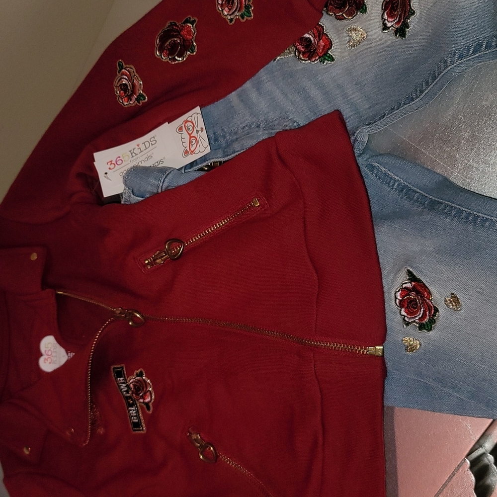 Moto jacket and jeans